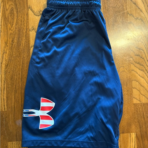 LG Men's Athletic Shorts in Deep Blue - Picture 2 of 3